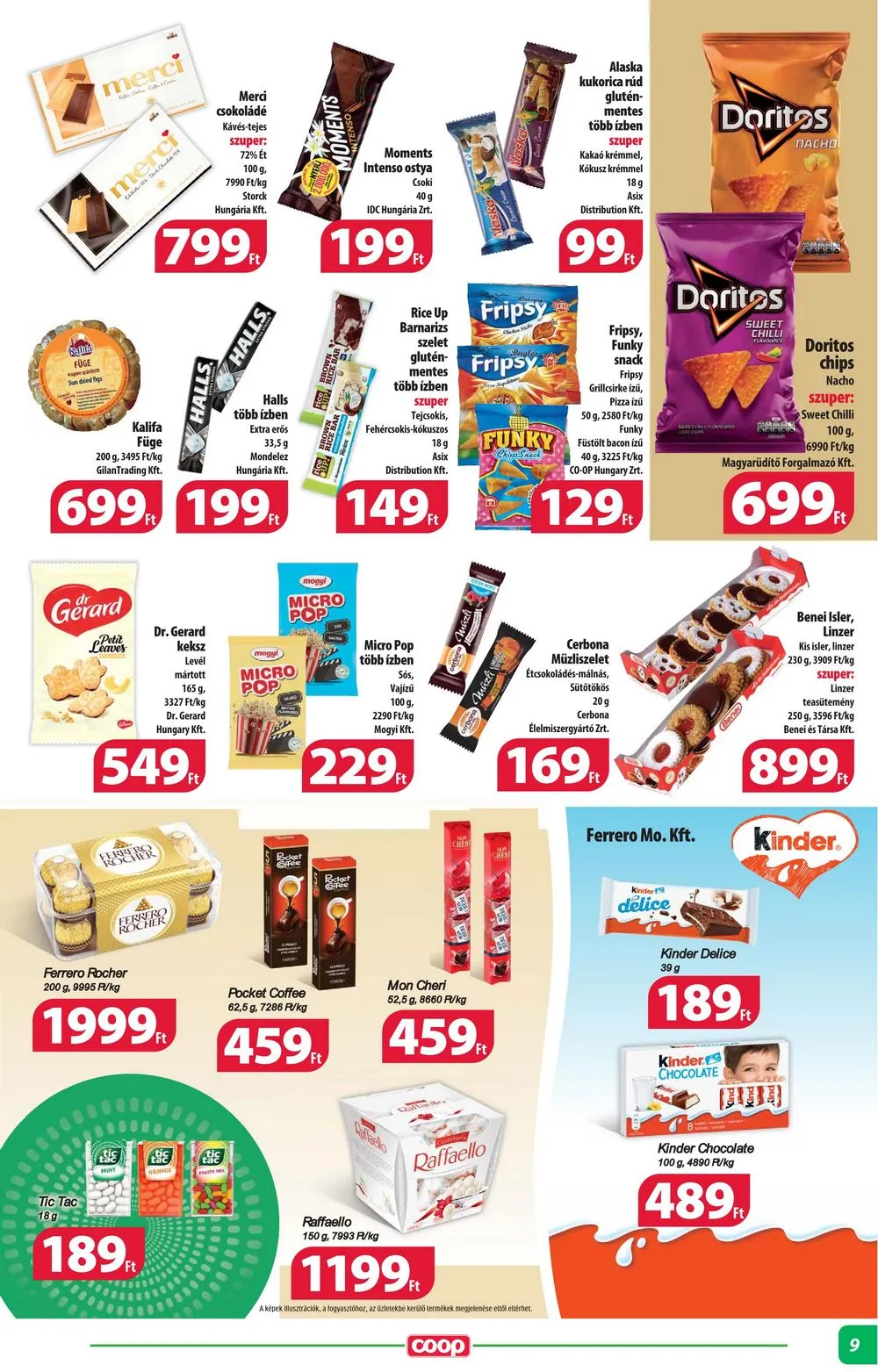 Coop akciós újság Alföld 10.26–10.31 – 9. oldal