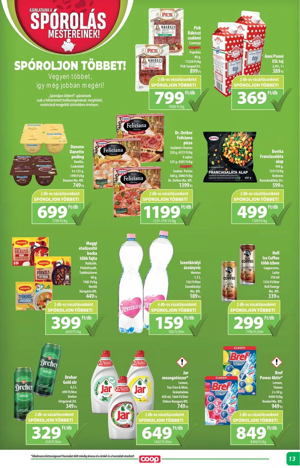 Coop akciós újság Alföld 11.16–11.22 – 13. oldal