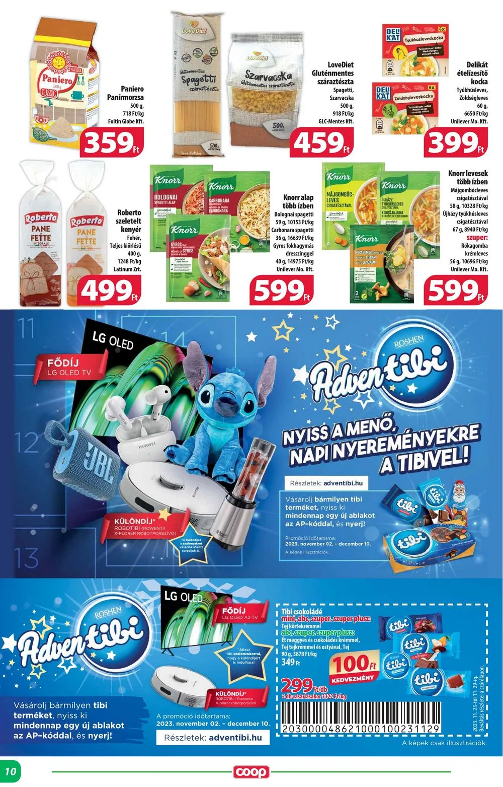 Coop akciós újság Alföld 11.23–11.29 – 10. oldal