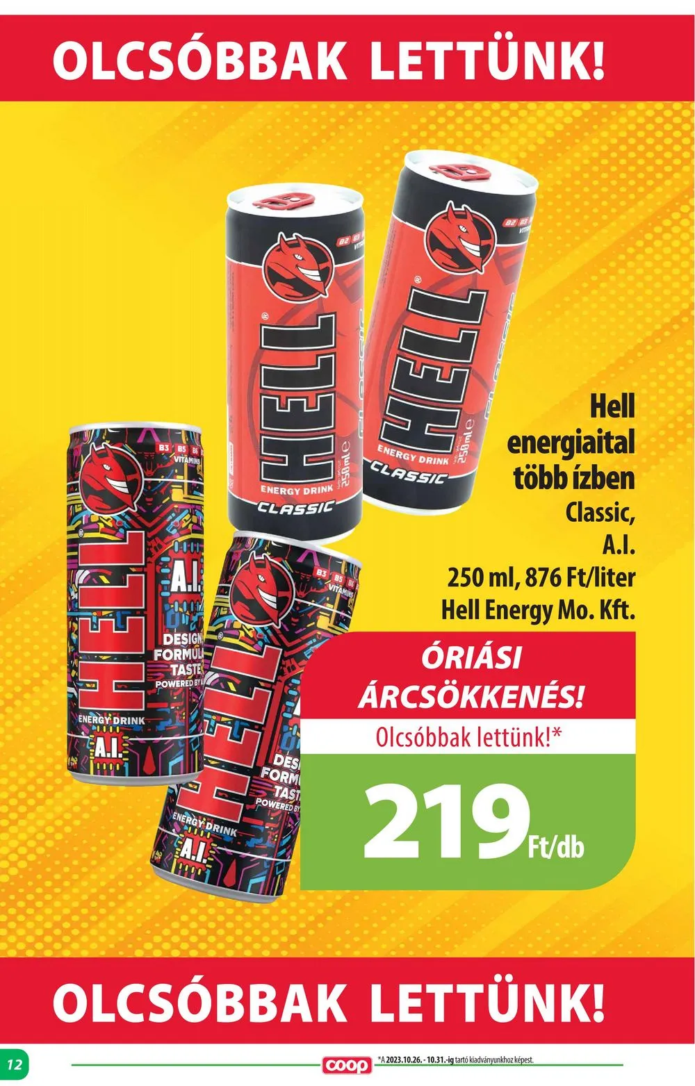 Coop akciós újság Alföld 11.23–11.29 – 12. oldal
