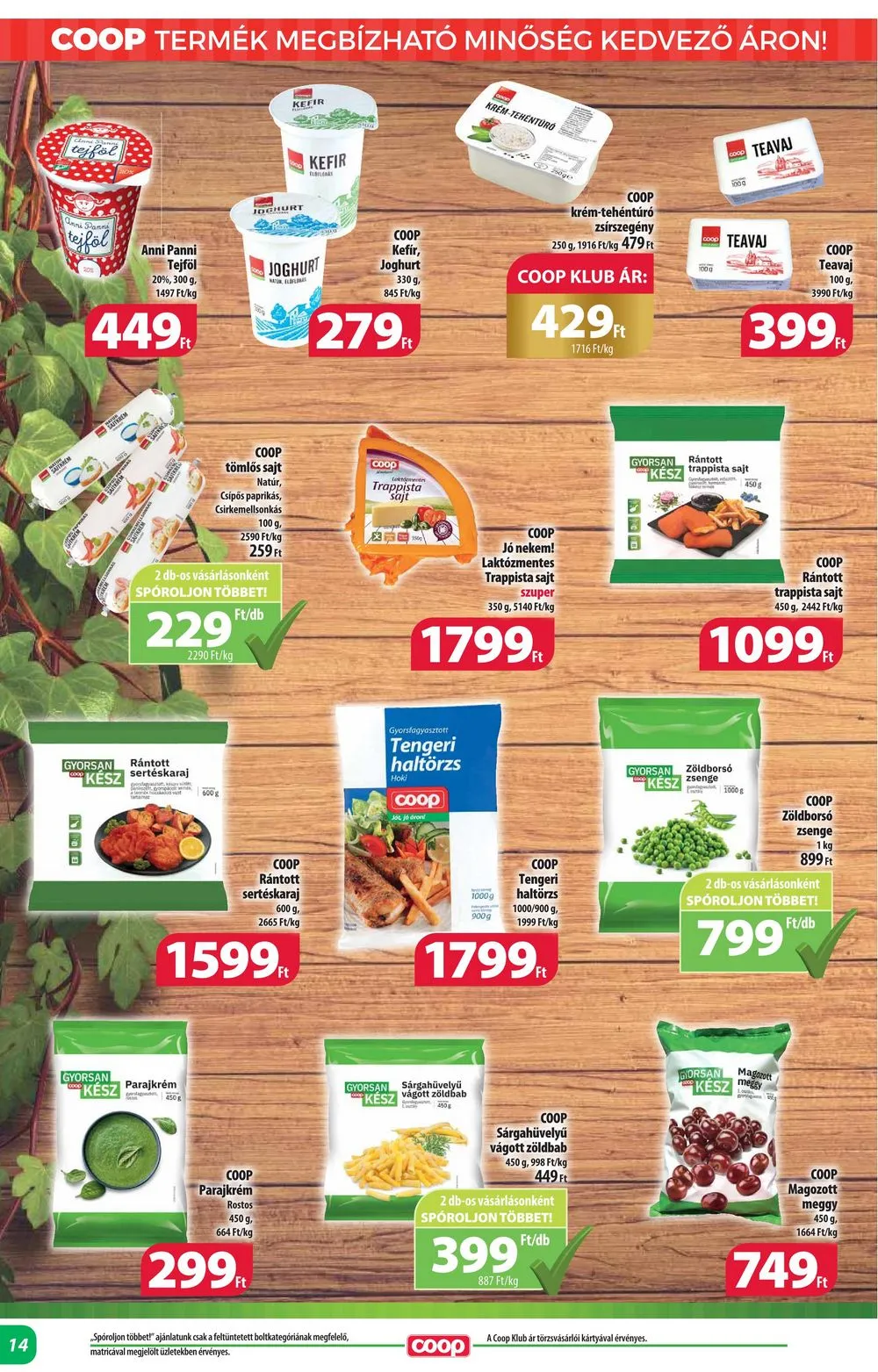 Coop akciós újság Alföld 11.23–11.29 – 14. oldal