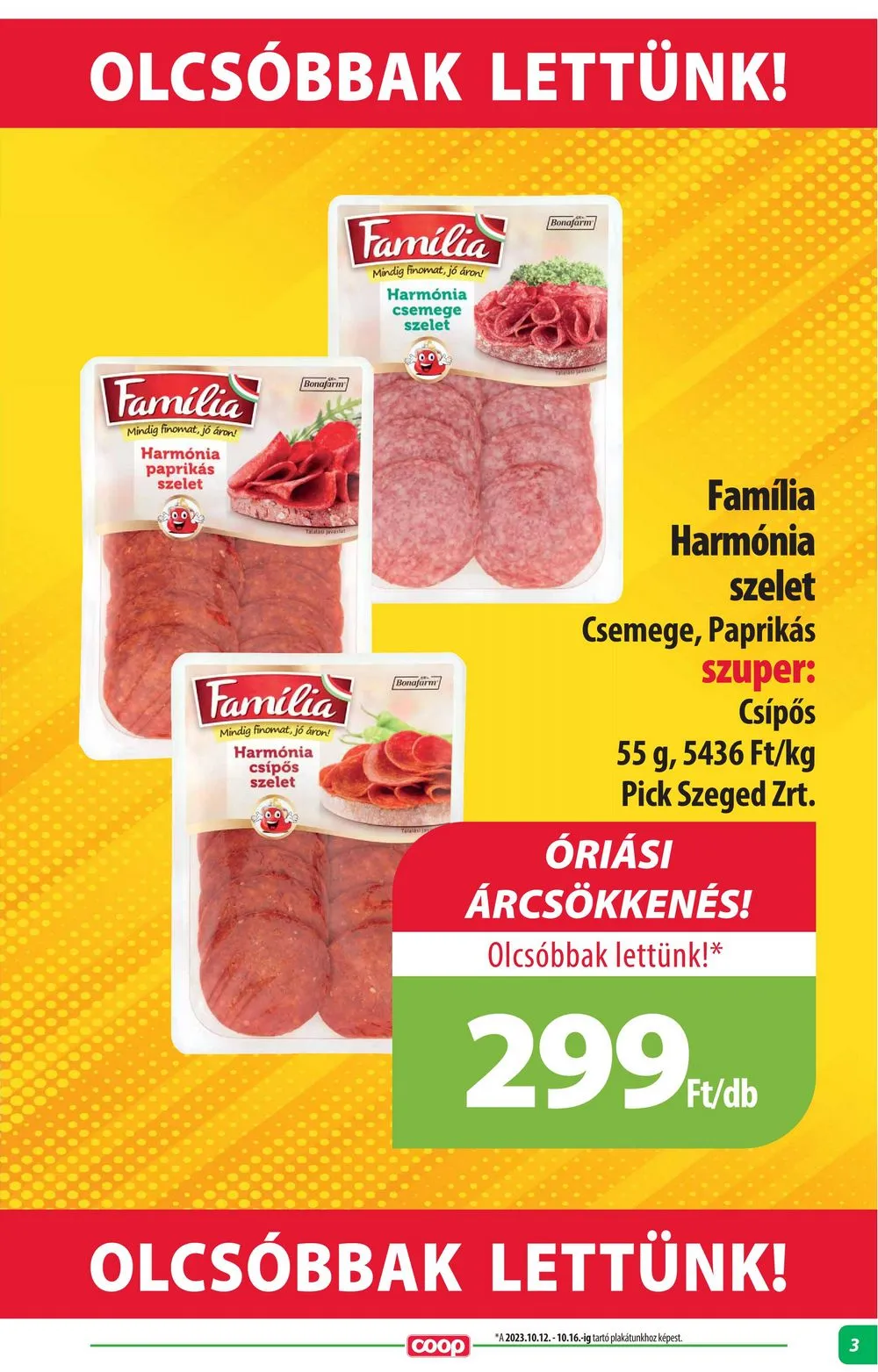 Coop akciós újság Alföld 11.23–11.29 – 3. oldal