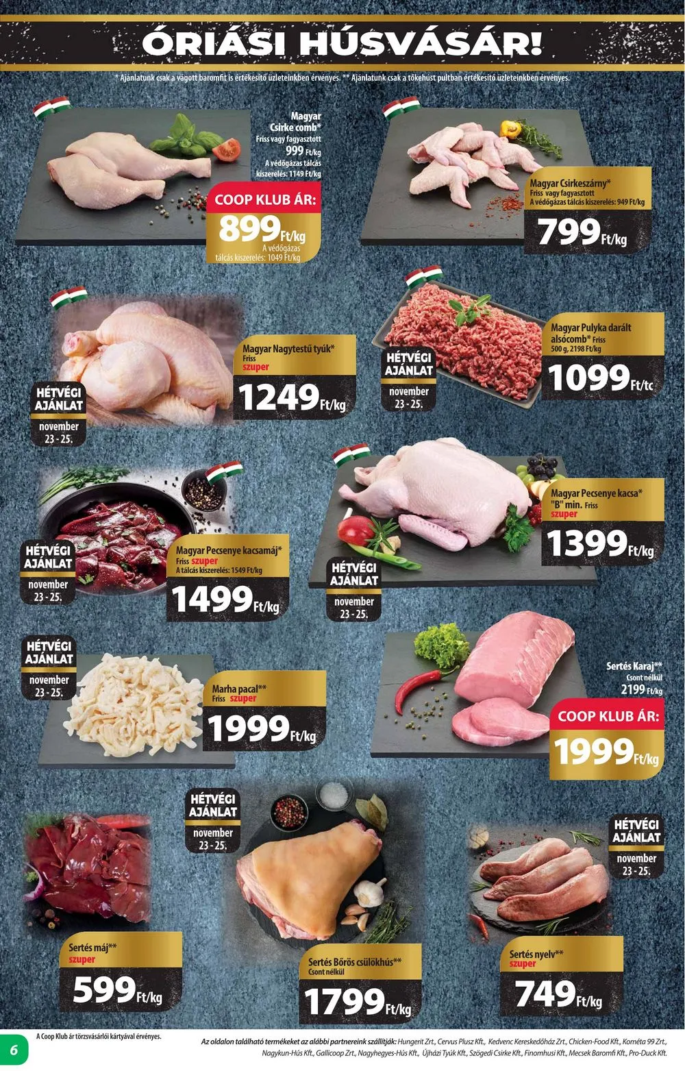 Coop akciós újság Alföld 11.23–11.29 – 6. oldal