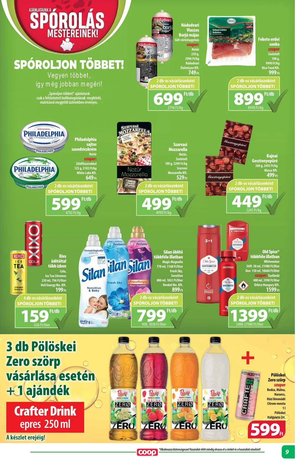 Coop akciós újság Alföld 11.23–11.29 – 9. oldal