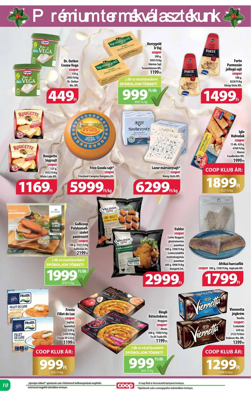 Coop akciós újság Alföld 12.14–12.20 – 10. oldal