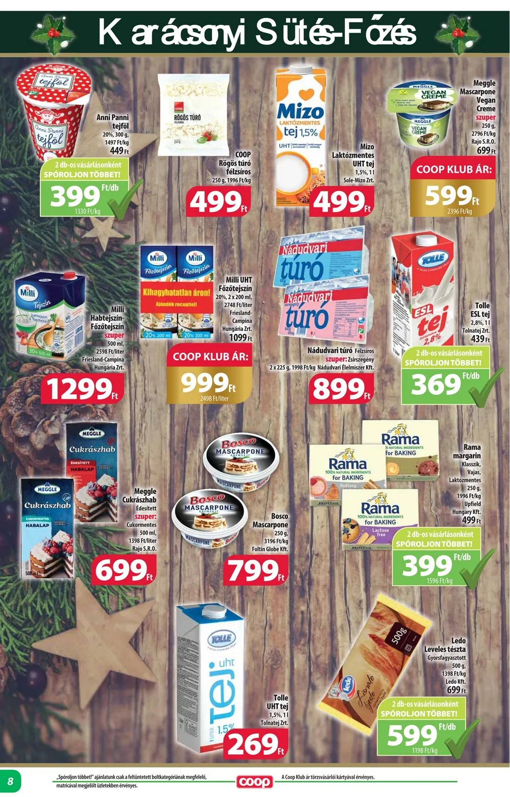 Coop akciós újság Alföld 12.14–12.20 – 8. oldal