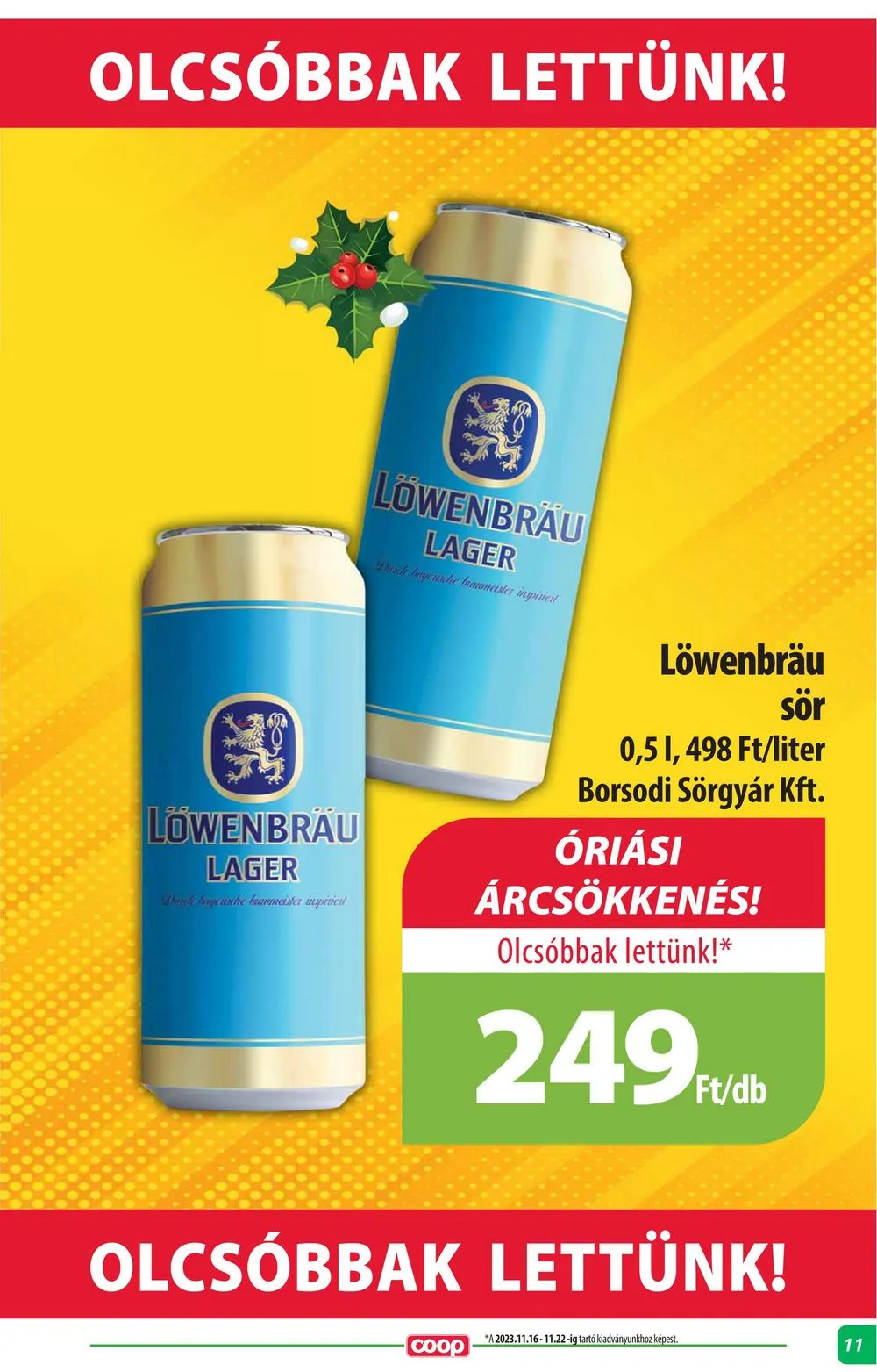Coop akciós újság Alföld 12.21–12.31 – 11. oldal