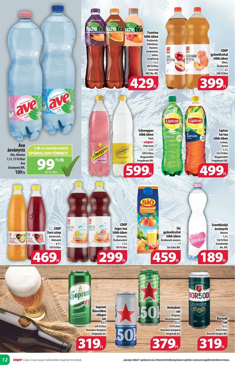 Coop akciós újság Alföld 12.21–12.31 – 12. oldal