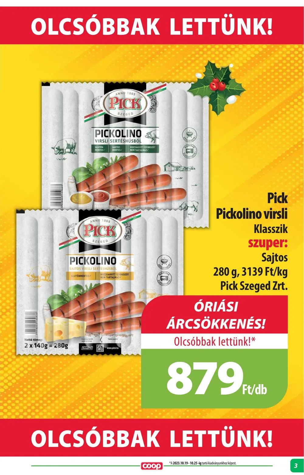 Coop akciós újság Alföld 12.21–12.31 – 3. oldal