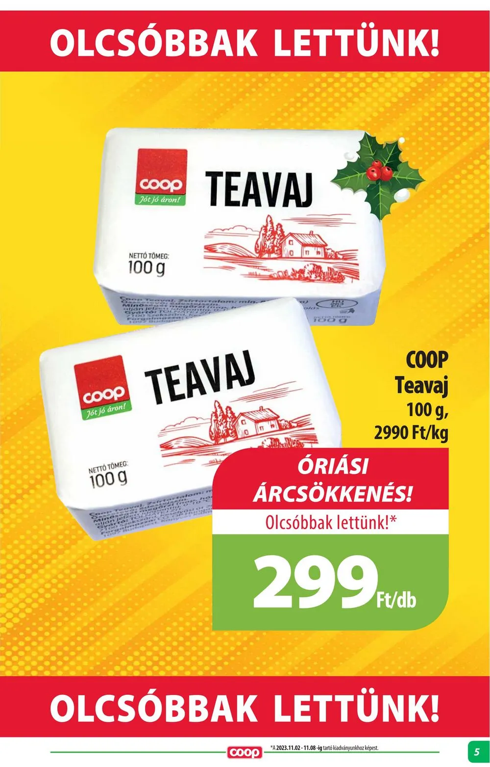 Coop akciós újság Alföld 12.21–12.31 – 5. oldal