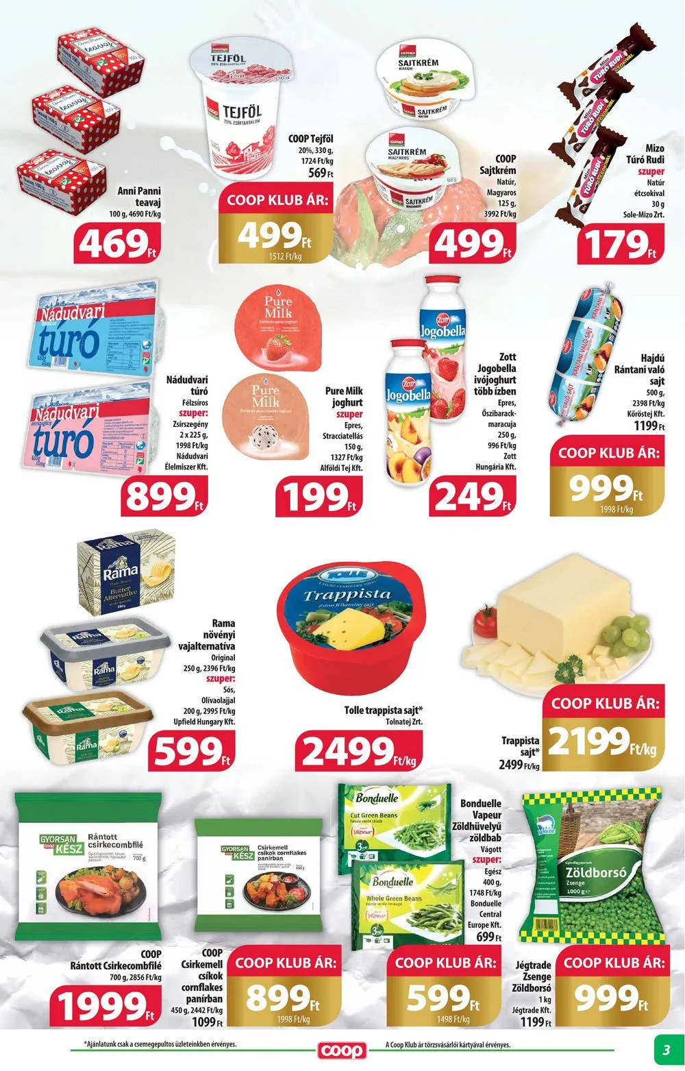 Coop akciós újság Alföld 01.18–01.24 – 3. oldal