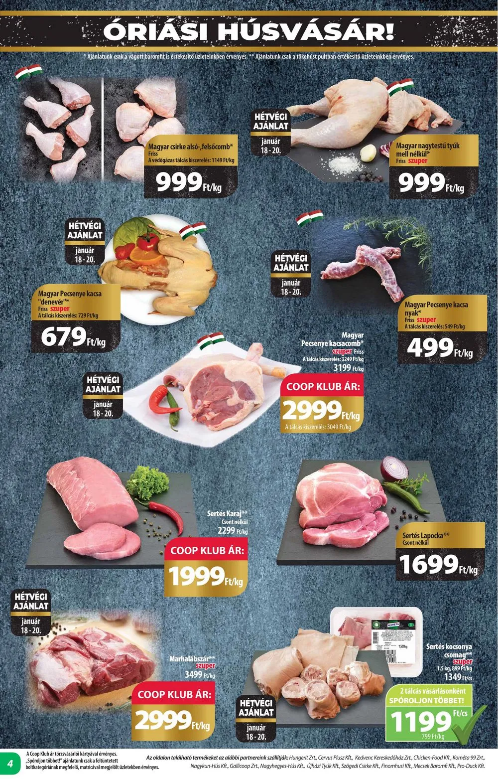 Coop akciós újság Alföld 01.18–01.24 – 4. oldal