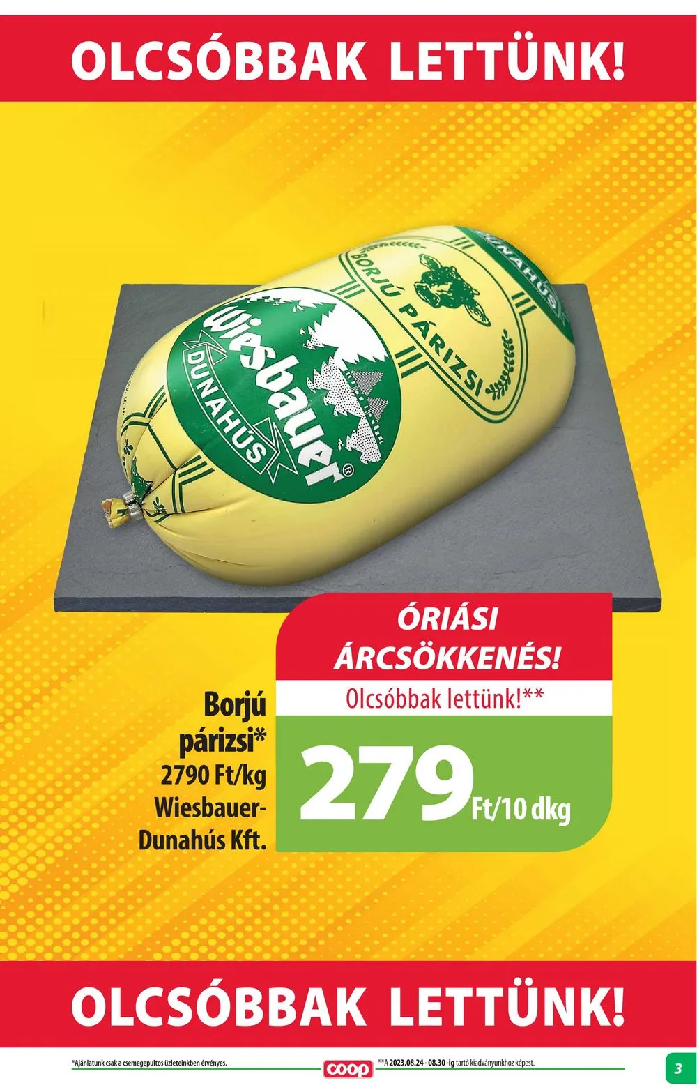 Coop akciós újság Alföld 01.25–01.31 – 3. oldal