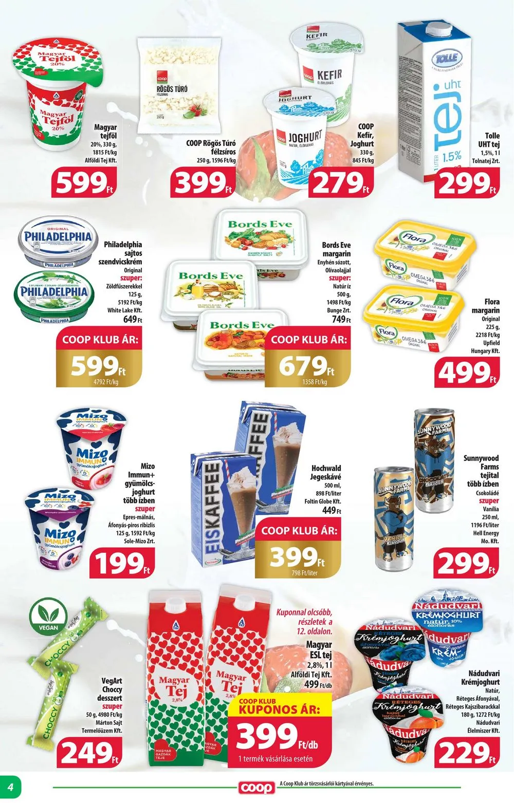 Coop akciós újság Alföld 01.25–01.31 – 4. oldal