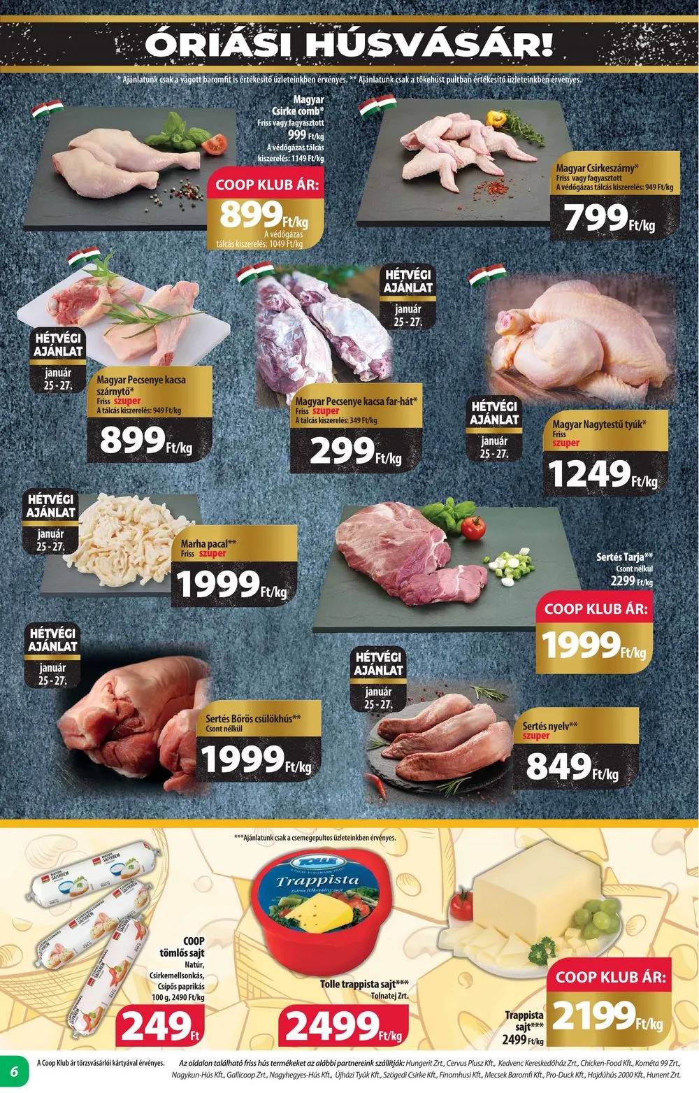 Coop akciós újság Alföld 01.25–01.31 – 6. oldal