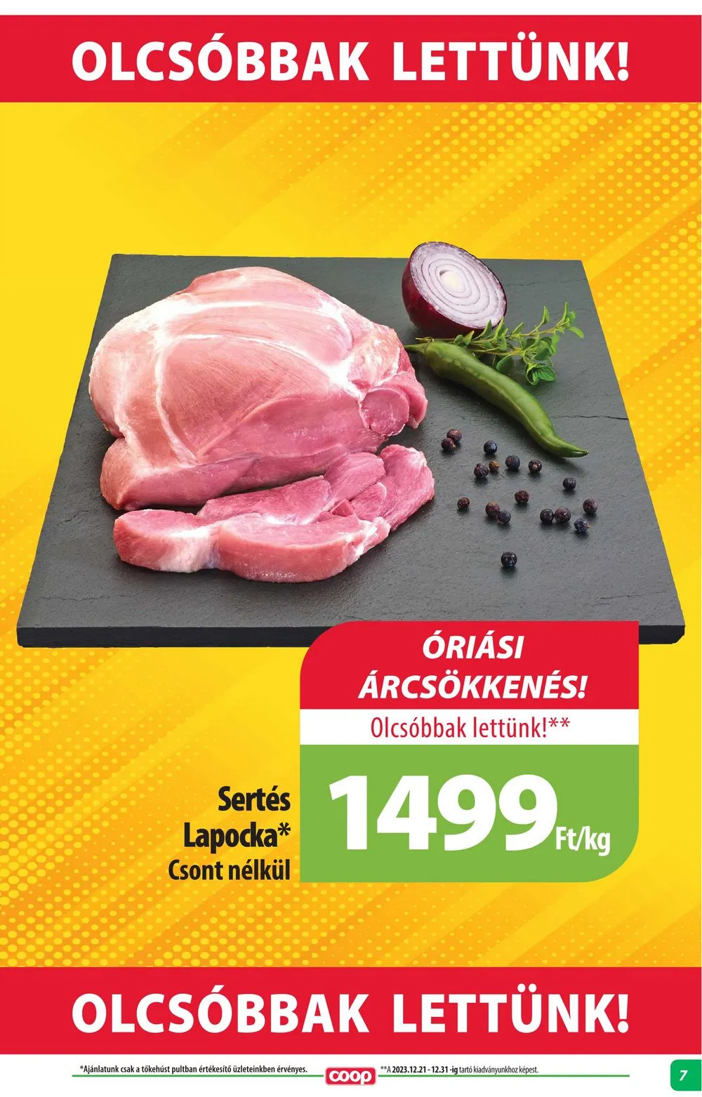 Coop akciós újság Alföld 01.25–01.31 – 7. oldal
