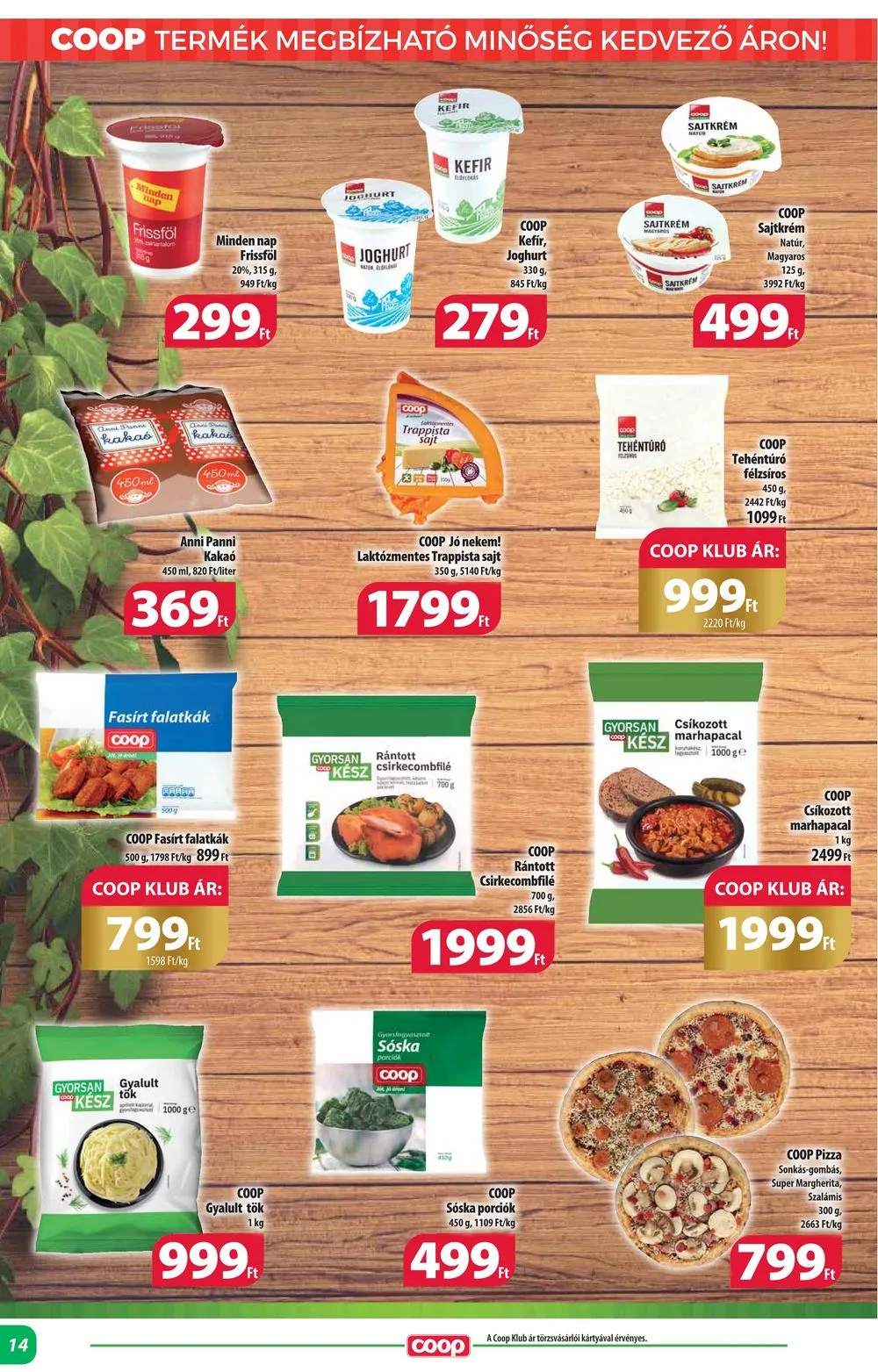 Coop akciós újság Alföld 02.15–02.21 – 14. oldal