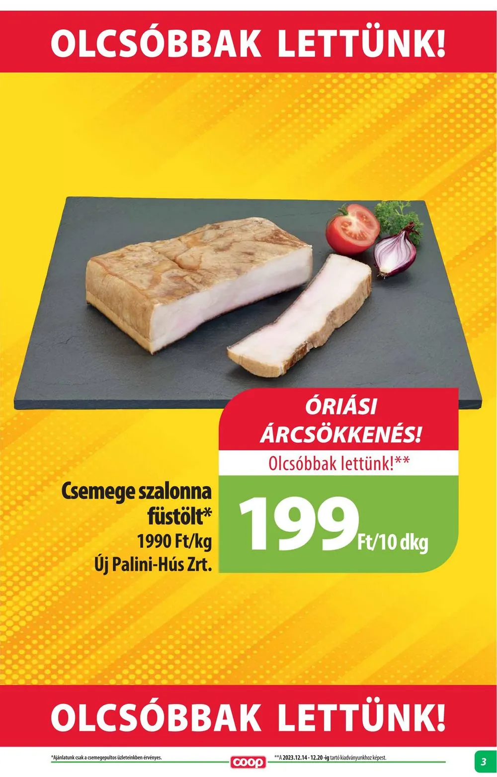 Coop akciós újság Alföld 02.15–02.21 – 3. oldal
