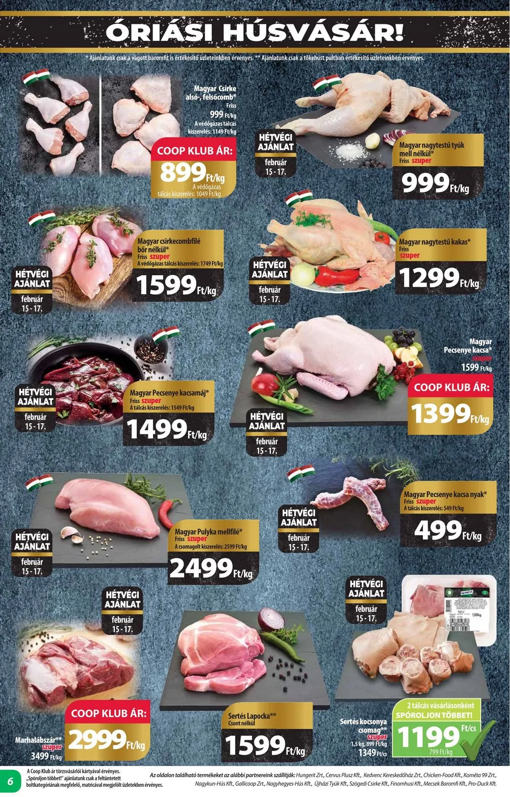 Coop akciós újság Alföld 02.15–02.21 – 6. oldal