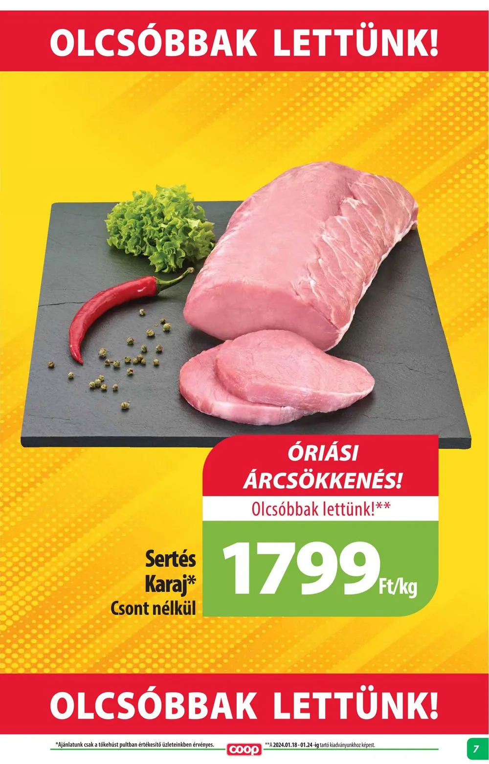 Coop akciós újság Alföld 02.15–02.21 – 7. oldal