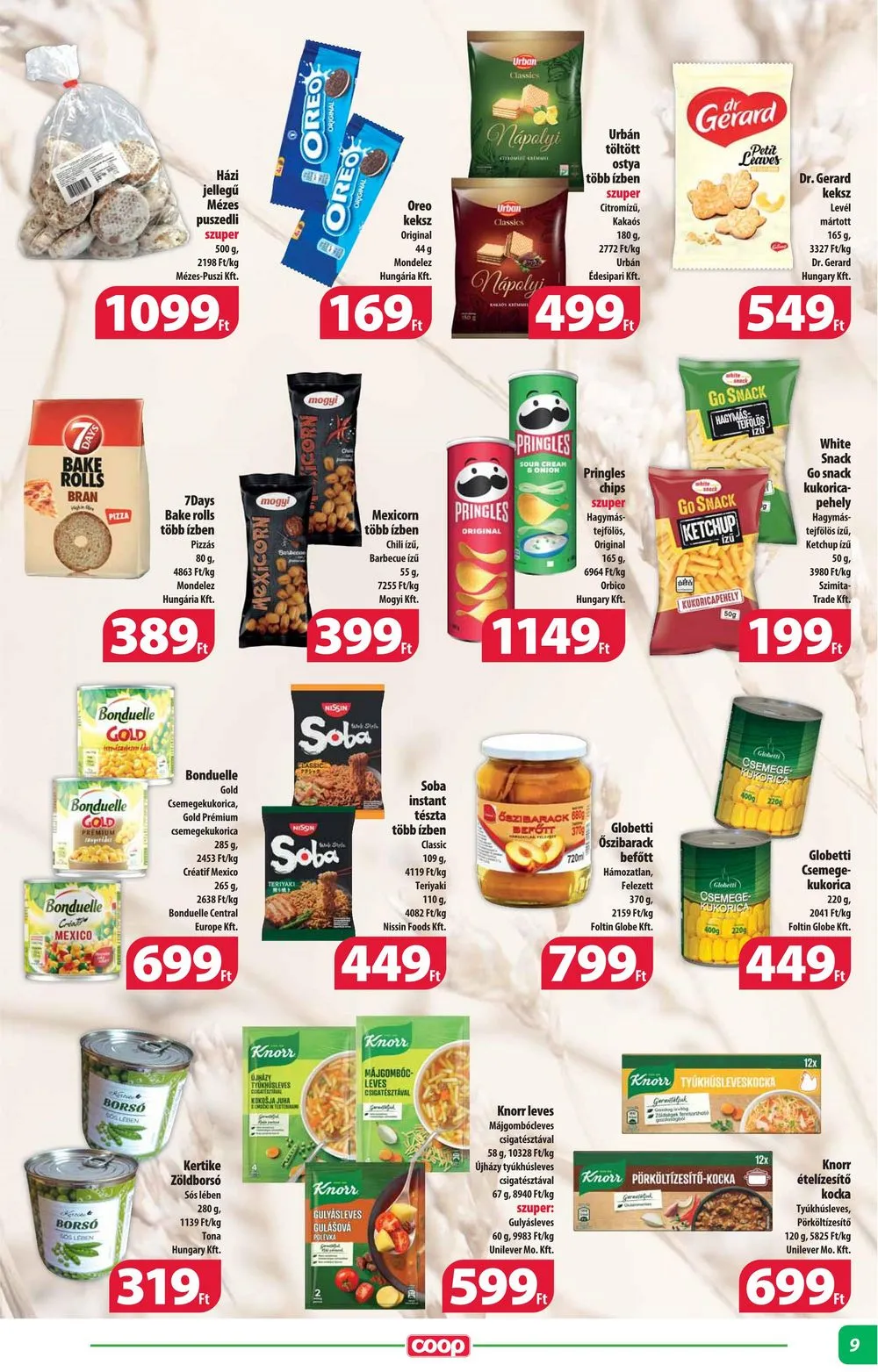 Coop akciós újság Alföld 02.15–02.21 – 9. oldal