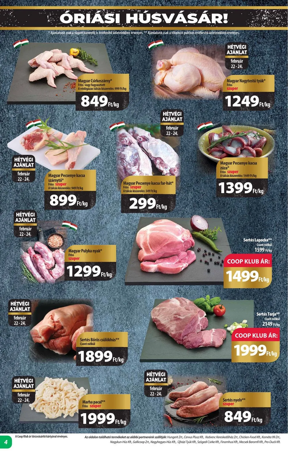 Coop akciós újság Alföld 02.22–02.28 – 4. oldal