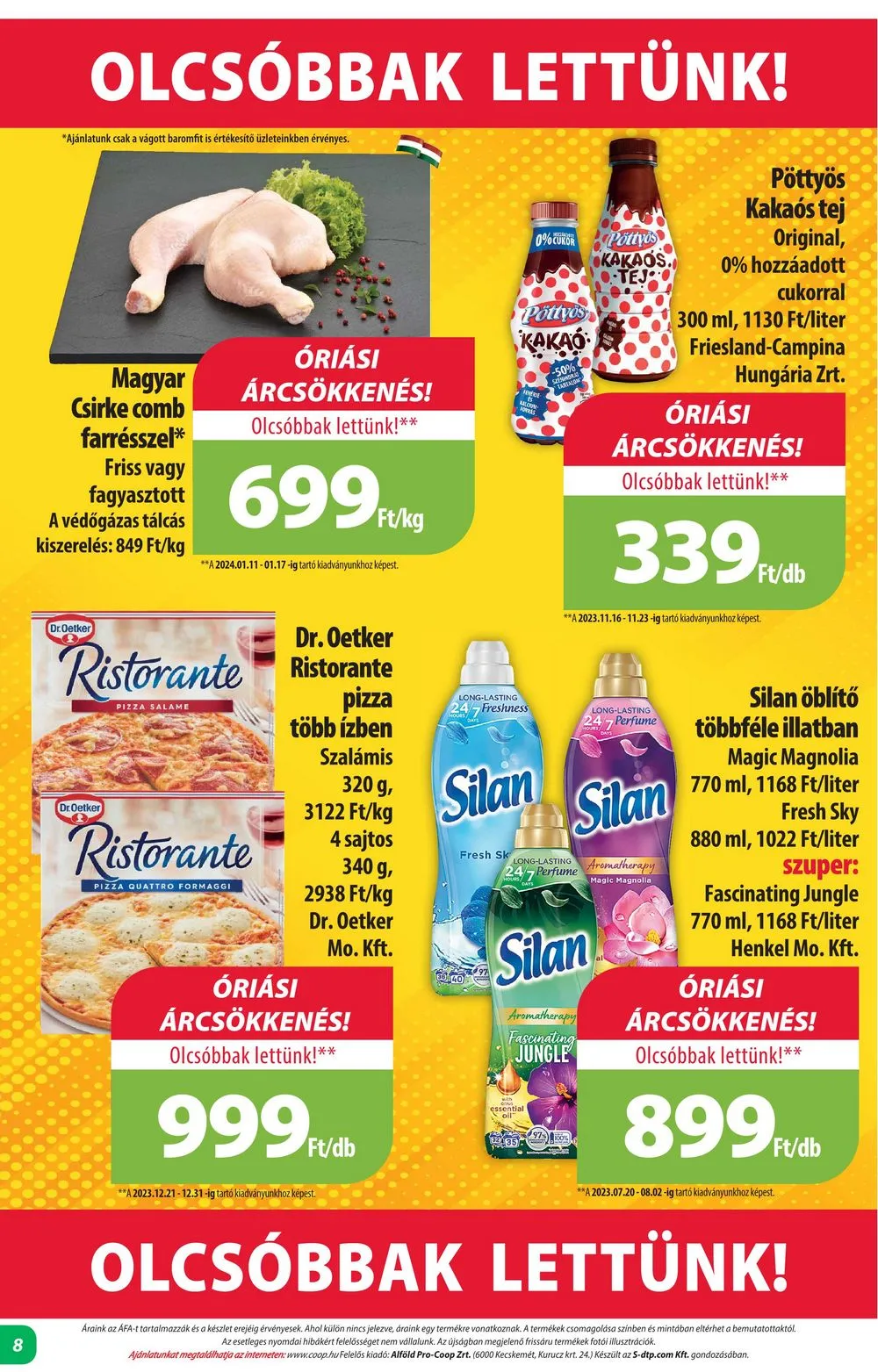 Coop akciós újság Alföld 02.22–02.28 – 8. oldal