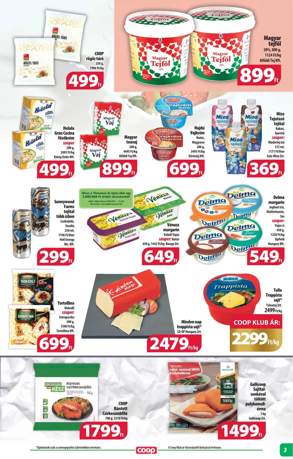 Coop akciós újság Alföld 03.14–03.20 – 3. oldal