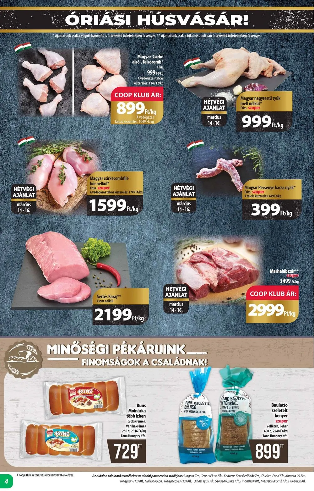 Coop akciós újság Alföld 03.14–03.20 – 4. oldal