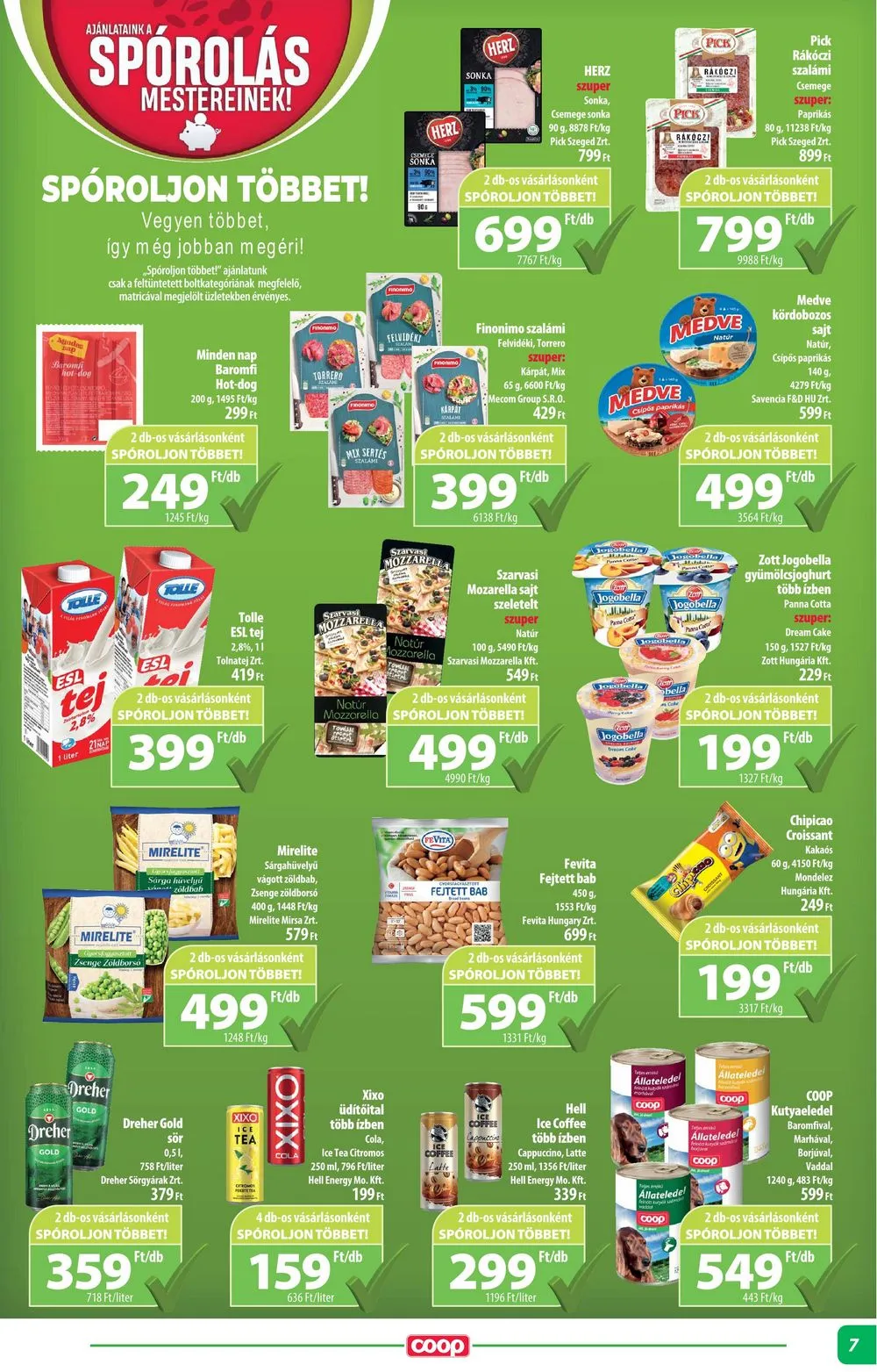 Coop akciós újság Alföld 03.14–03.20 – 7. oldal