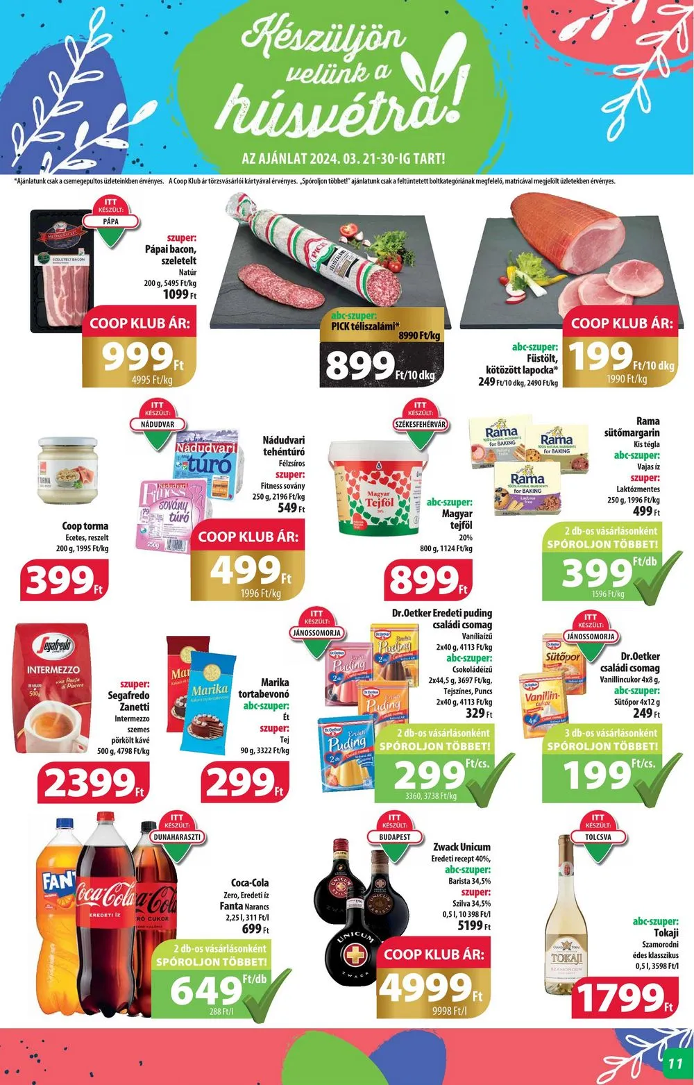 Coop akciós újság Alföld 03.21–03.30 – 11. oldal