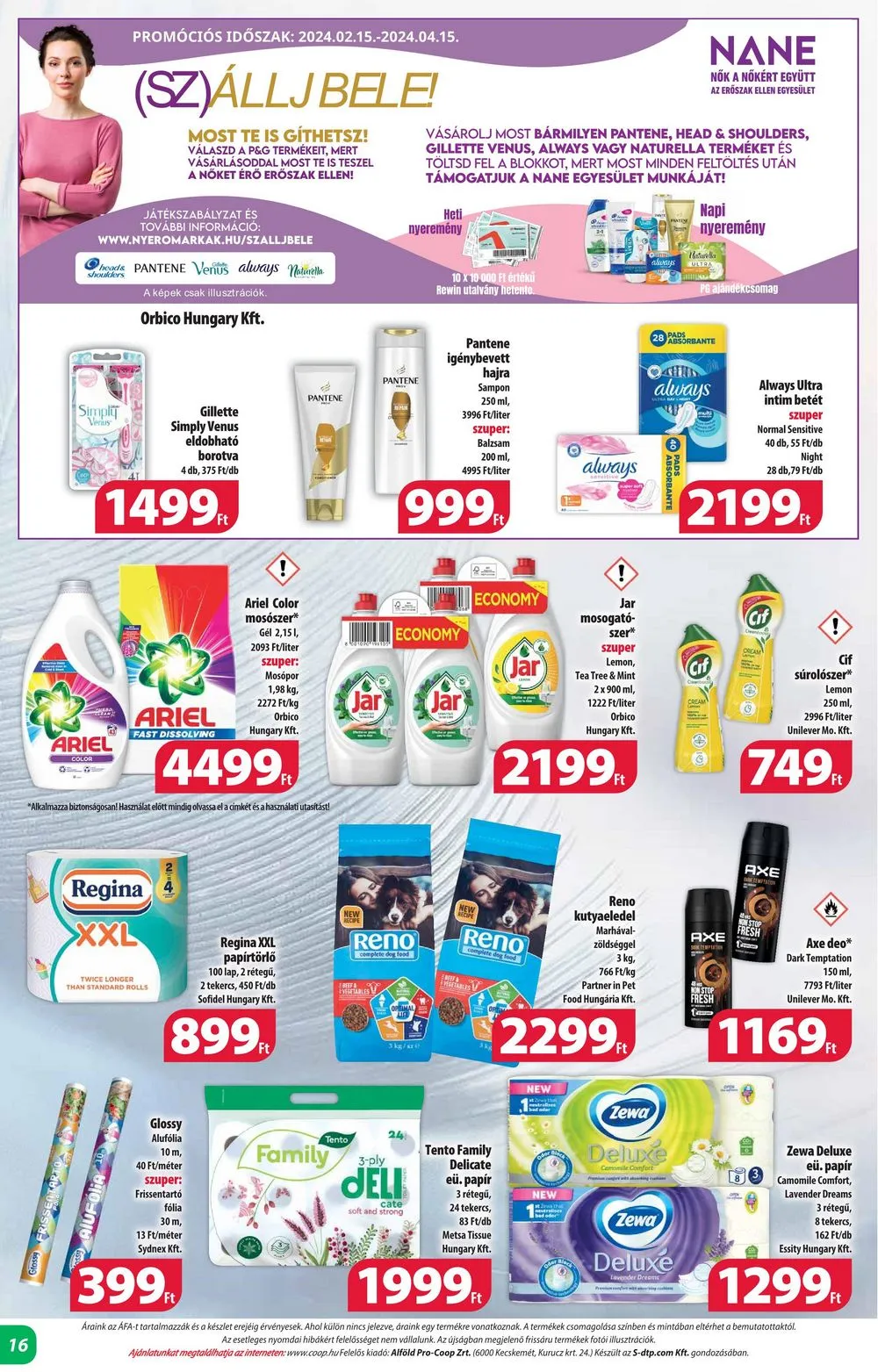 Coop akciós újság Alföld 03.21–03.30 – 16. oldal