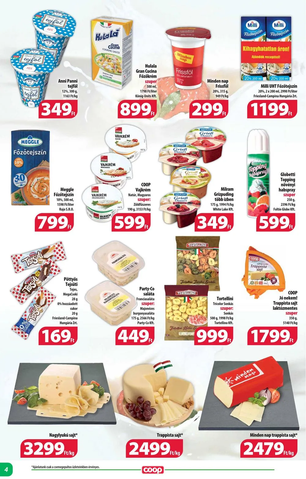 Coop akciós újság Alföld 03.21–03.30 – 4. oldal
