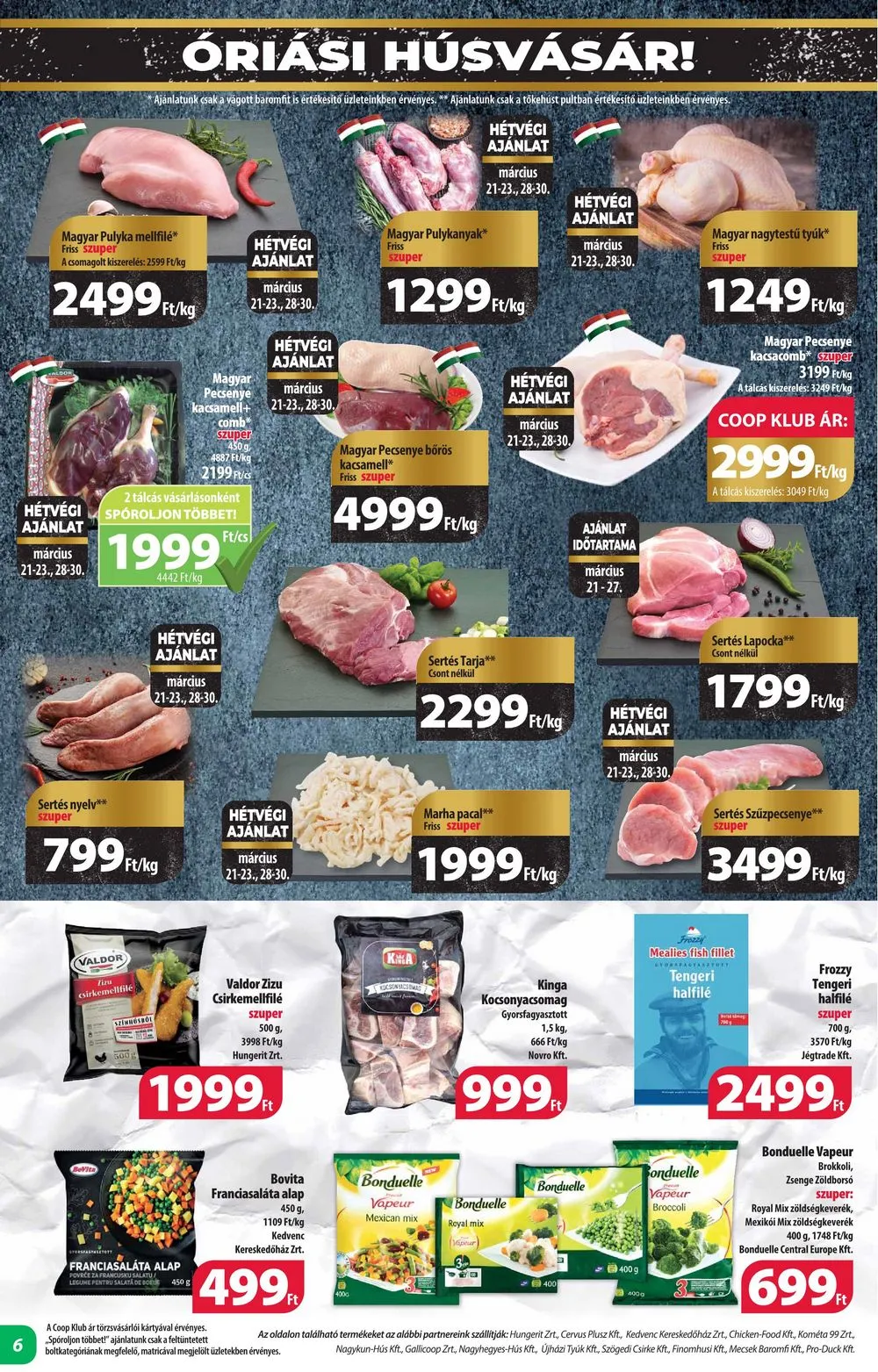 Coop akciós újság Alföld 03.21–03.30 – 6. oldal