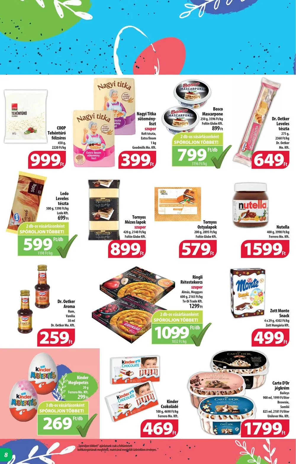 Coop akciós újság Alföld 03.21–03.30 – 8. oldal