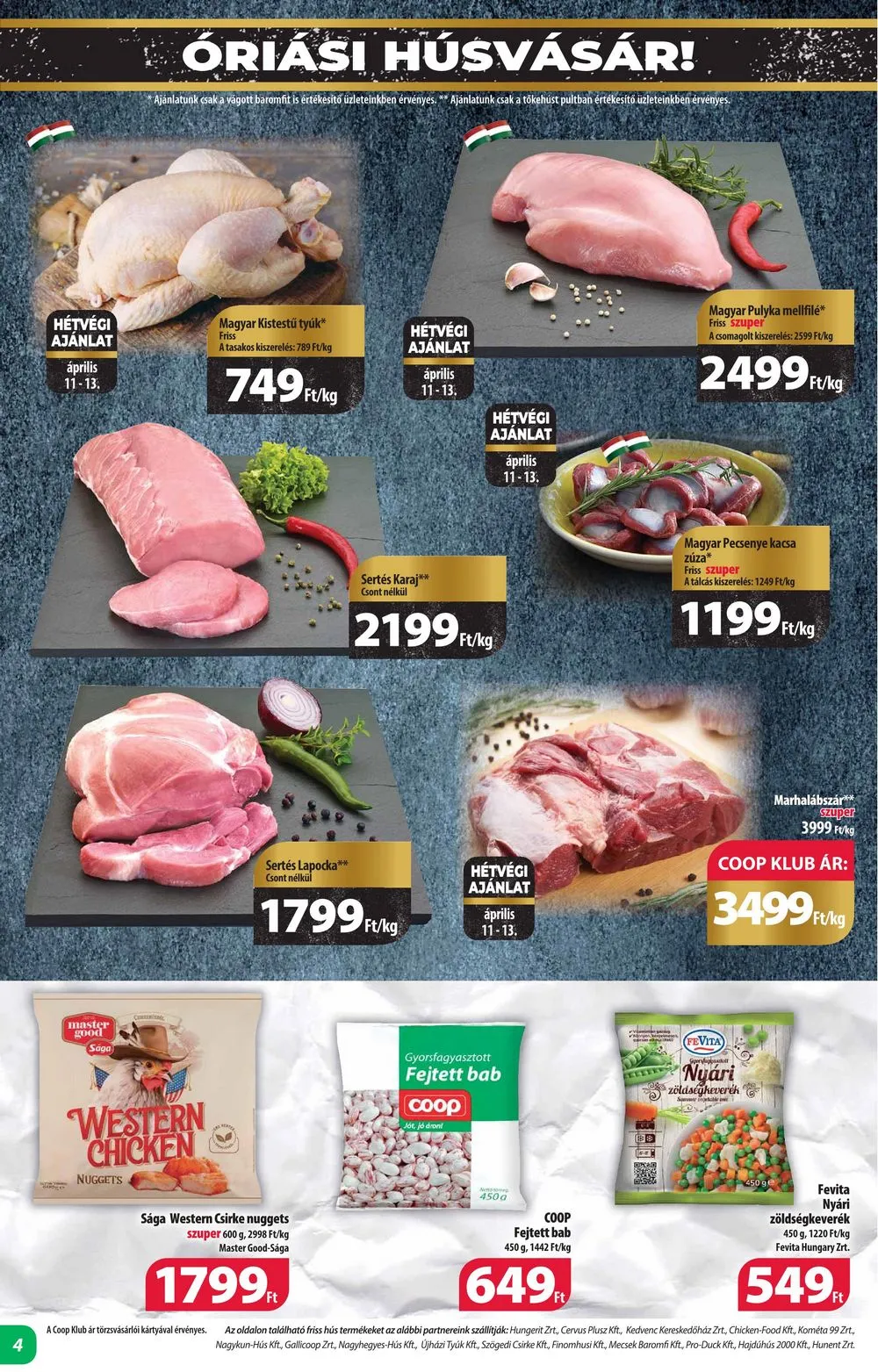 Coop akciós újság Alföld 04.11–04.17 – 4. oldal