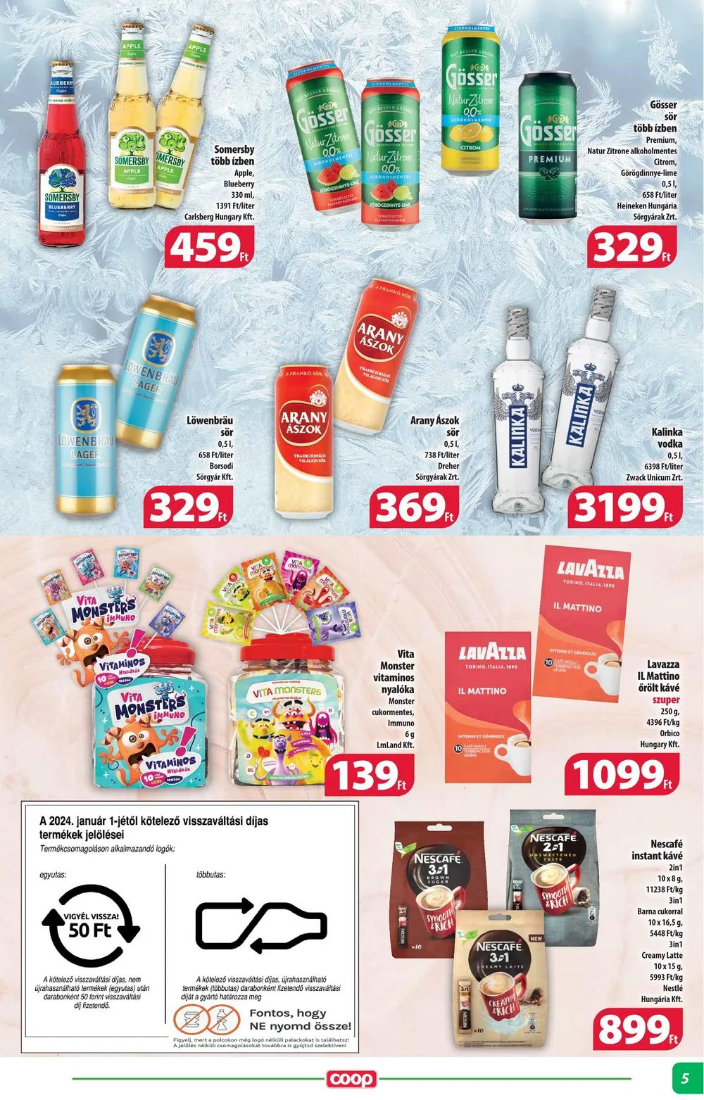Coop akciós újság Alföld 04.11–04.17 – 5. oldal