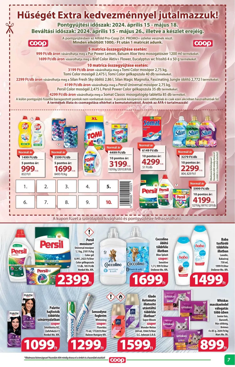 Coop akciós újság Alföld 04.11–04.17 – 7. oldal