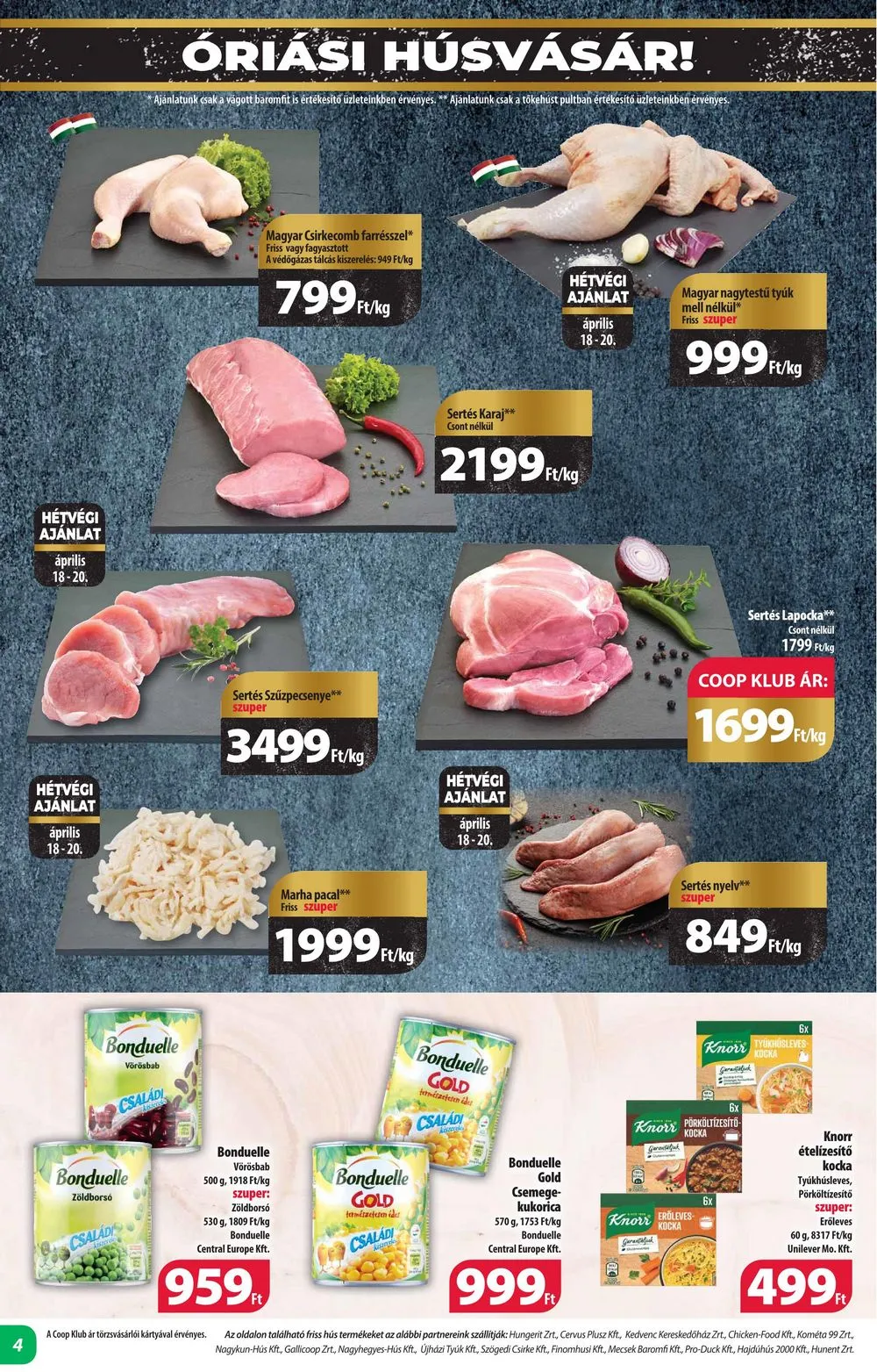 Coop akciós újság Alföld 04.18–04.24 – 4. oldal
