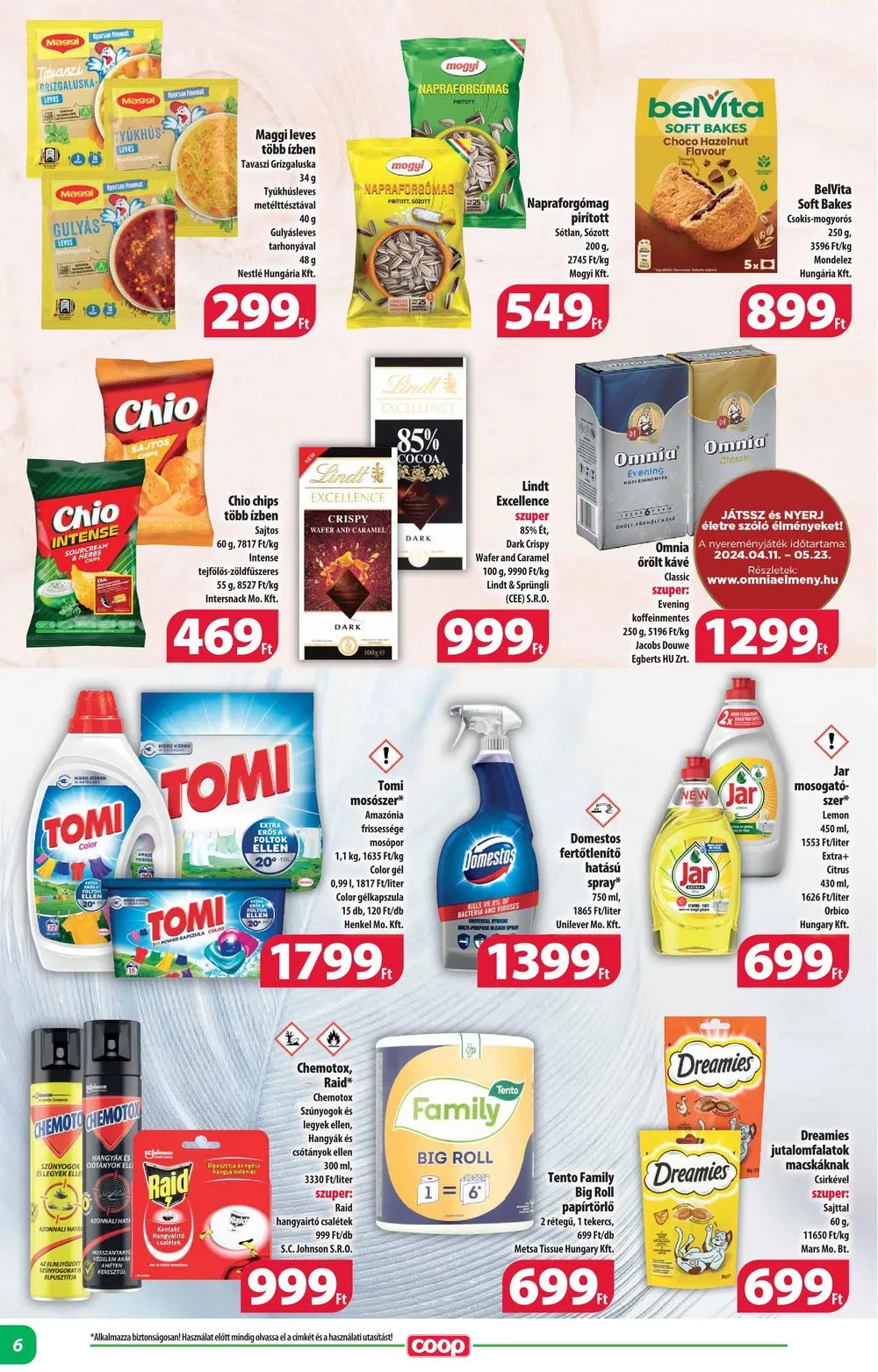 Coop akciós újság Alföld 04.18–04.24 – 6. oldal