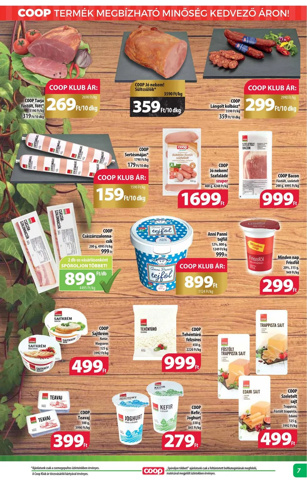 Coop akciós újság Alföld 04.18–04.24 – 7. oldal