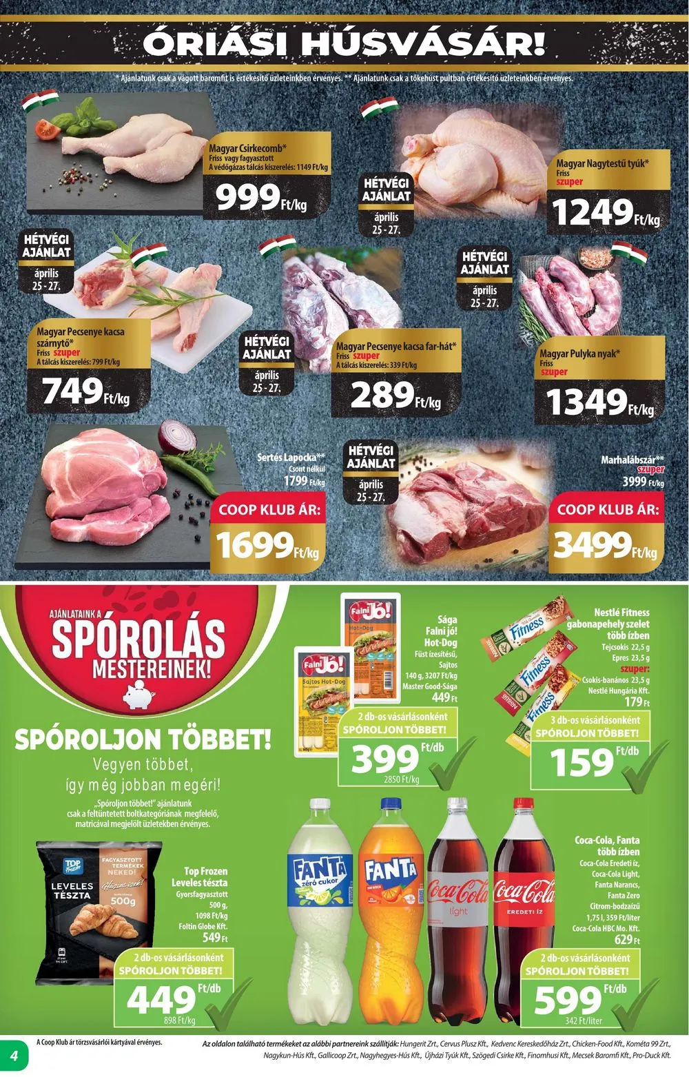 Coop akciós újság Alföld 04.25–04.30 – 4. oldal