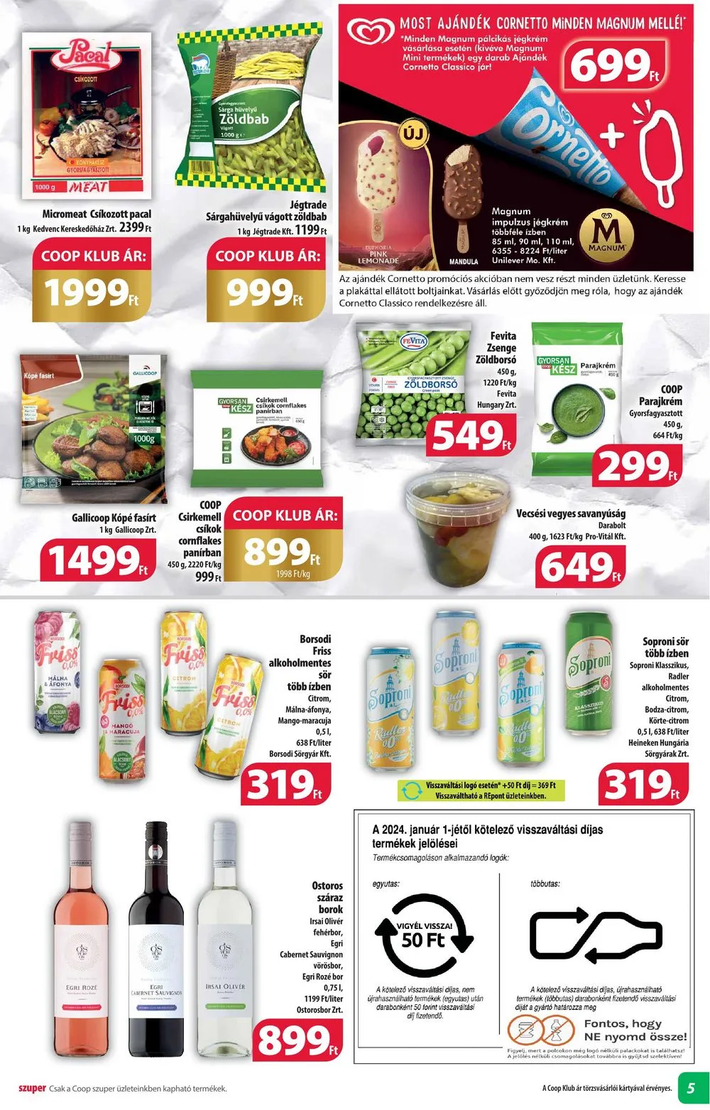Coop akciós újság Alföld 04.25–04.30 – 5. oldal