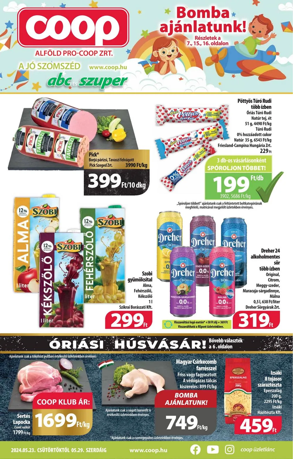Coop akciós újság Alföld 05.23–05.29