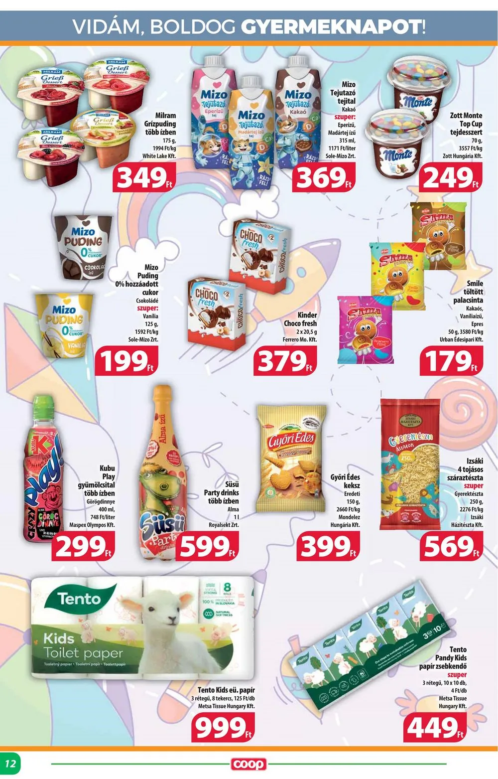 Coop akciós újság Alföld 05.23–05.29 – 12. oldal