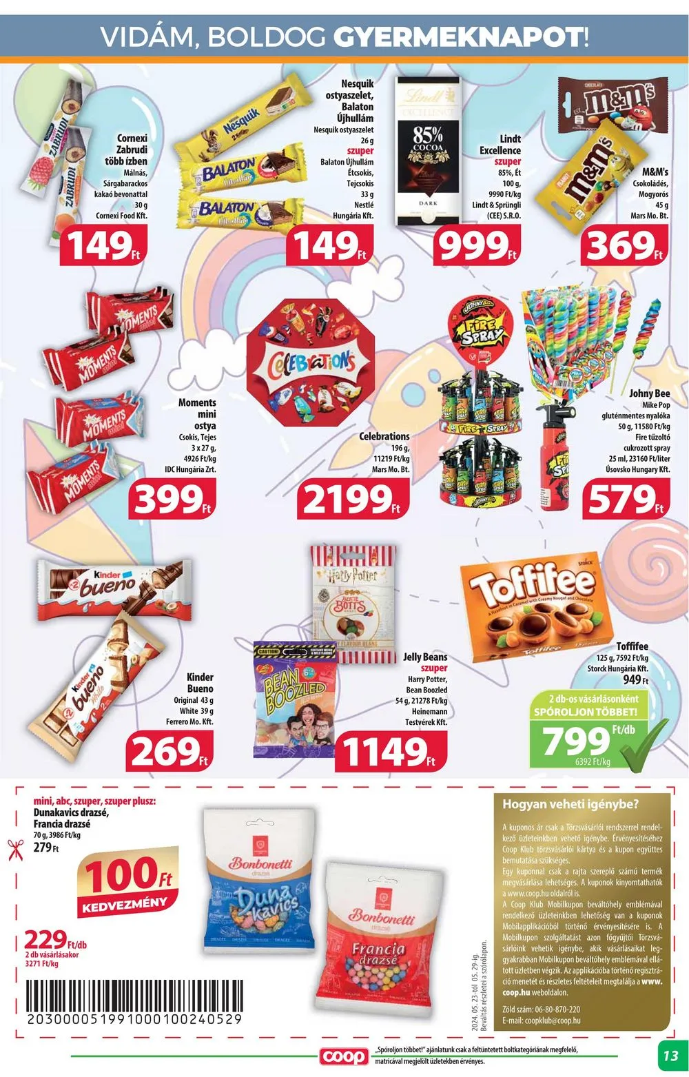 Coop akciós újság Alföld 05.23–05.29 – 13. oldal