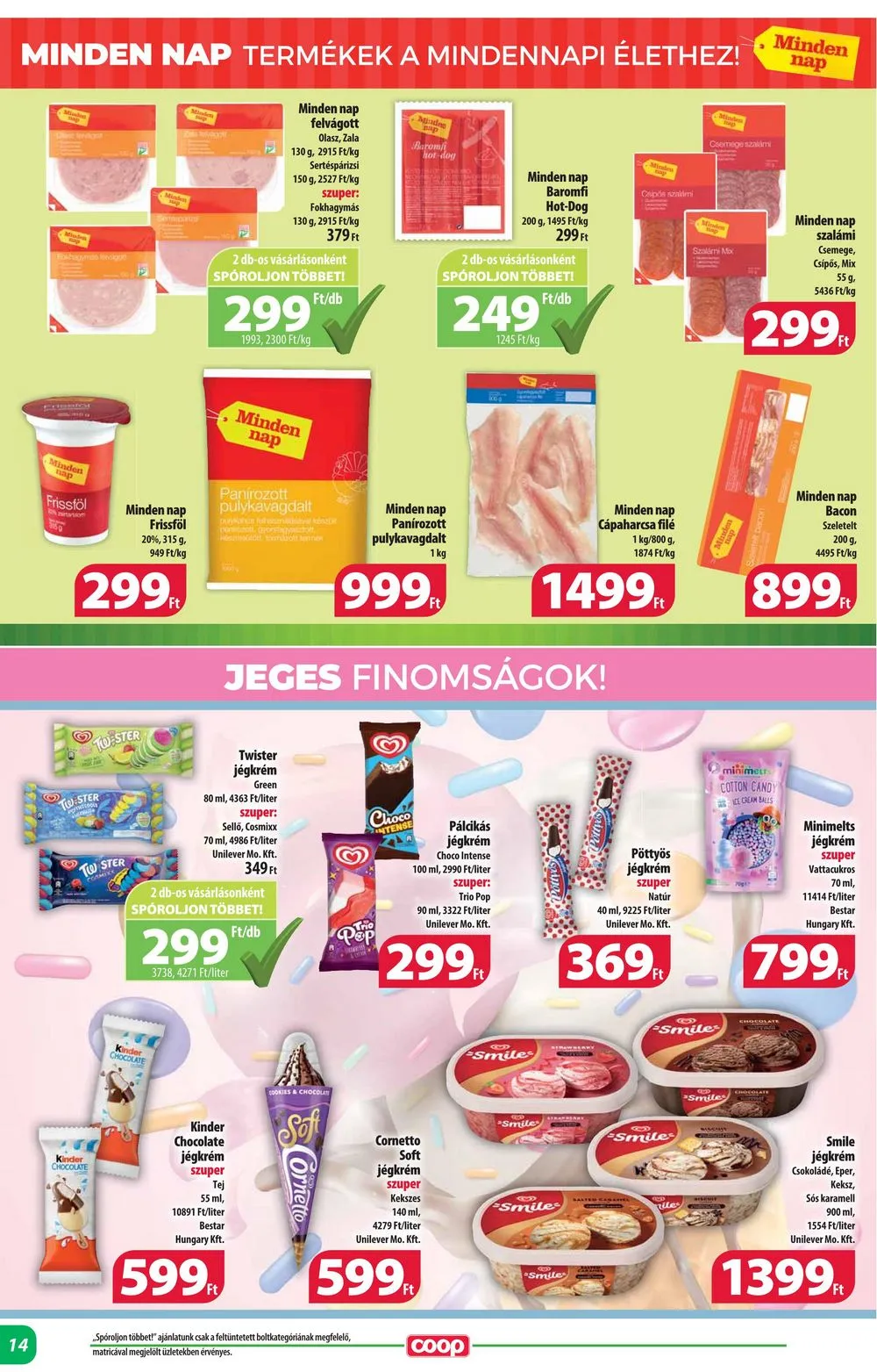 Coop akciós újság Alföld 05.23–05.29 – 14. oldal