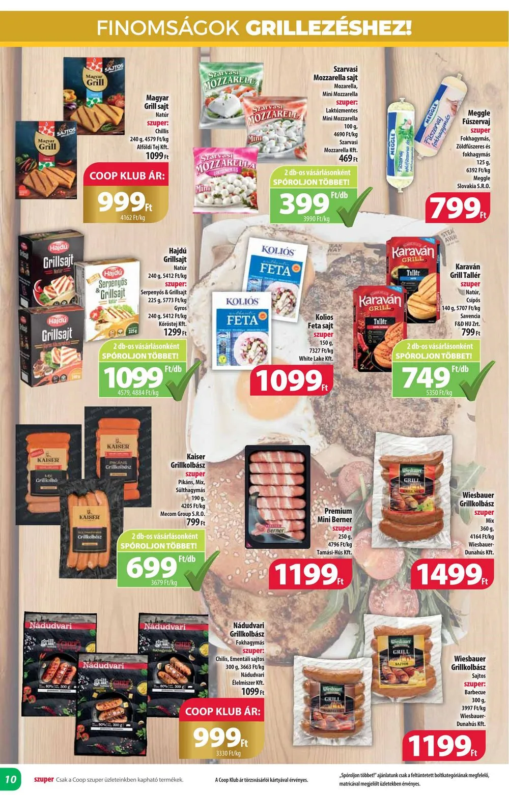 Coop akciós újság Alföld 06.13–06.19 – 10. oldal