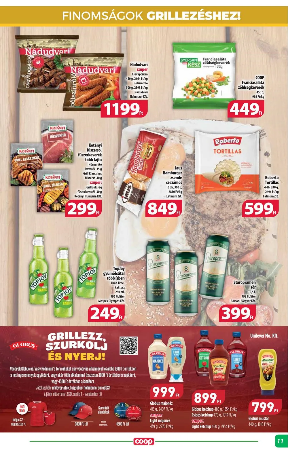 Coop akciós újság Alföld 06.13–06.19 – 11. oldal