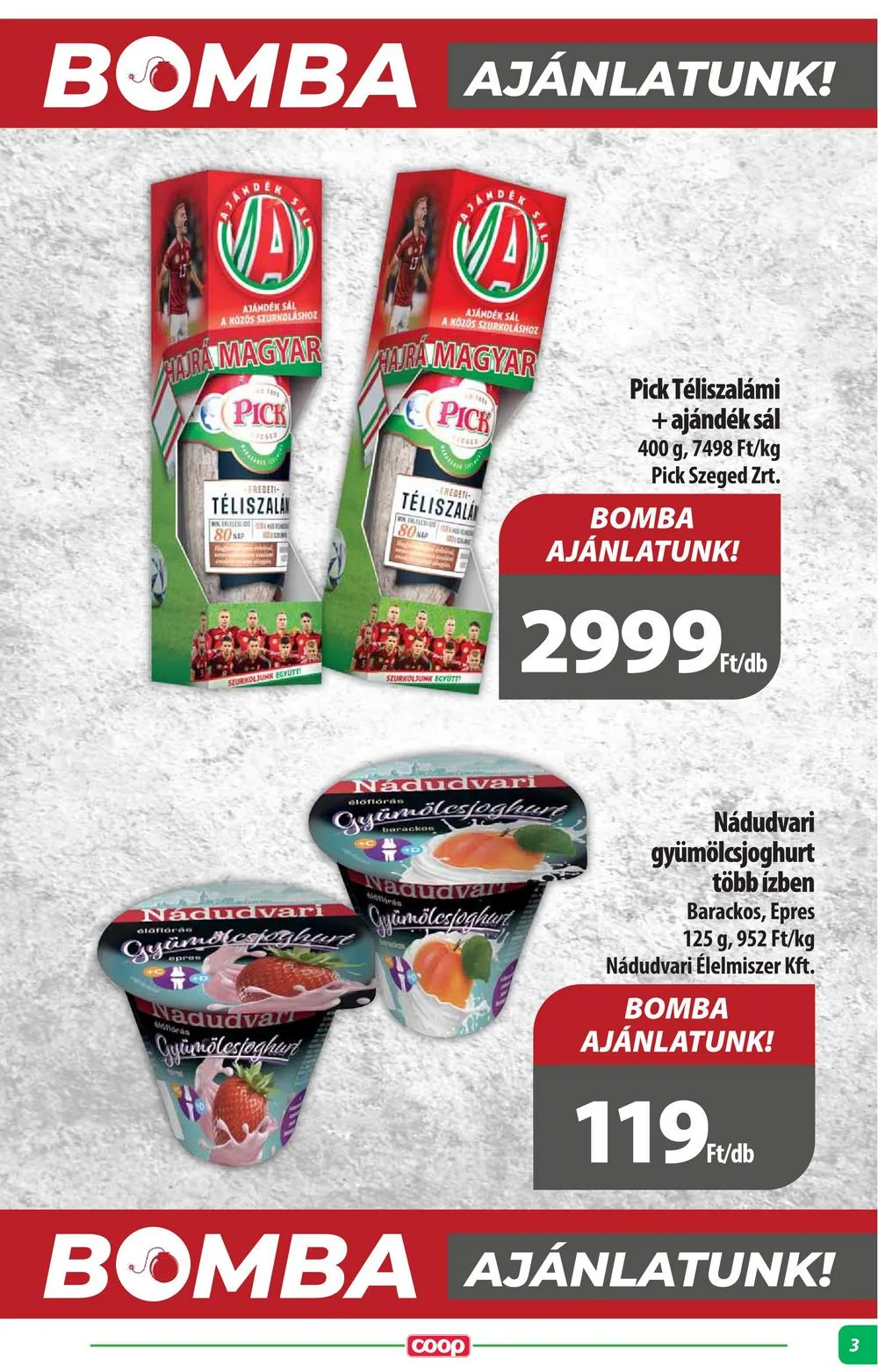 Coop akciós újság Alföld 06.13–06.19 – 3. oldal